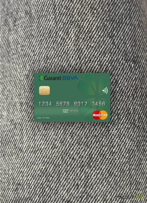 Roumanie Garanti BBVA mastercard photolook recto